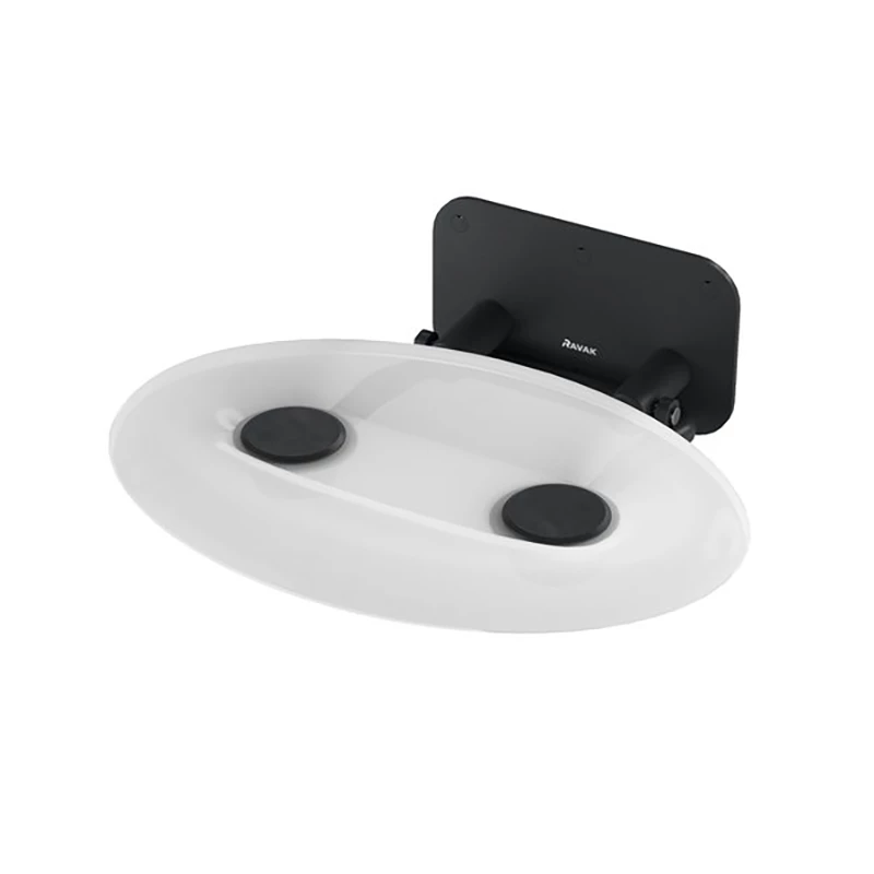 Ravak zuhanykabin ülőke OVO-P II Clear/Black