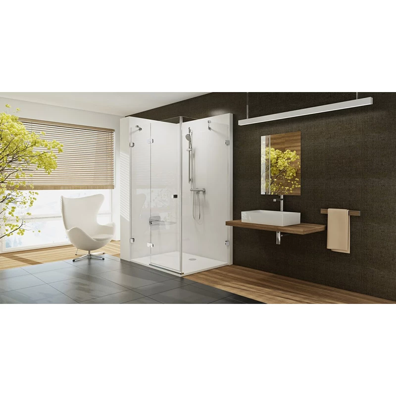 Ravak zuhanytálca Gigant PRO 110x80 CHROME fehér 