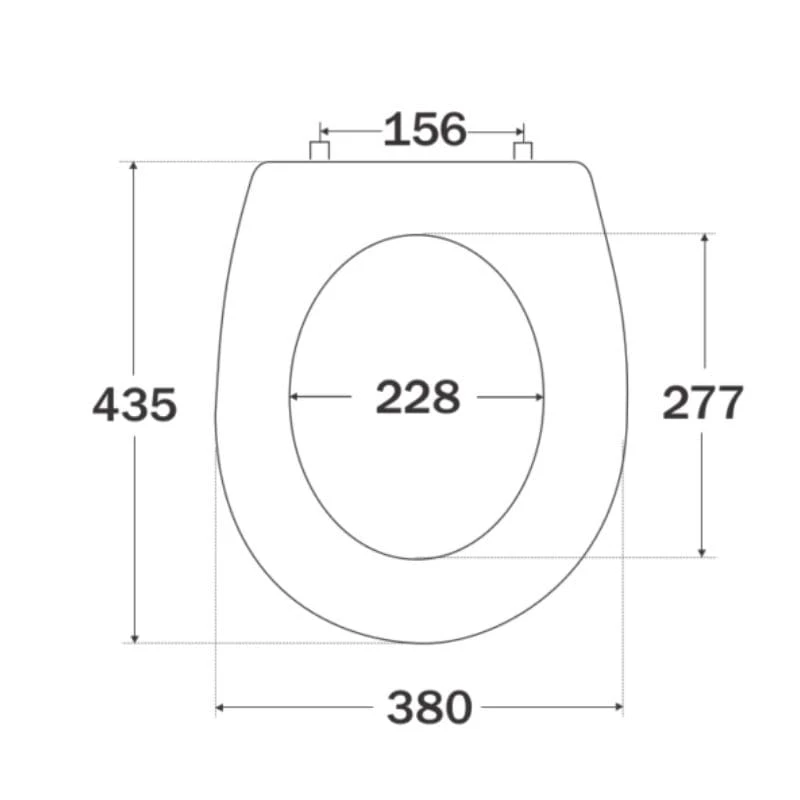 Reactiv Arena WC ülőke, duroplast, fix rozsdamentes zsanérral