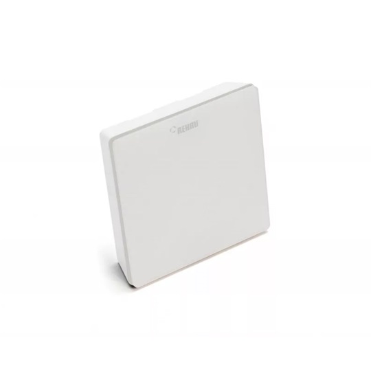 REHAU Nea Smart 2.0 termosztát, helyiséghőmérséklet- és páratartalom érzékeléssel, fűtő/hűtő kivitel, buszos, fehér HBW
