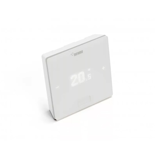 REHAU Nea Smart 2.0 termosztát ,helyiséghőmérséklet érzékeléssel,fűtő/hűtő kivitel,buszos,fehér (TBW)