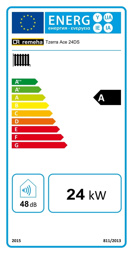 Remeha Tzerra ACE 24DS fali fűtő kondenzációs gázkazán 24kW EU-ERP