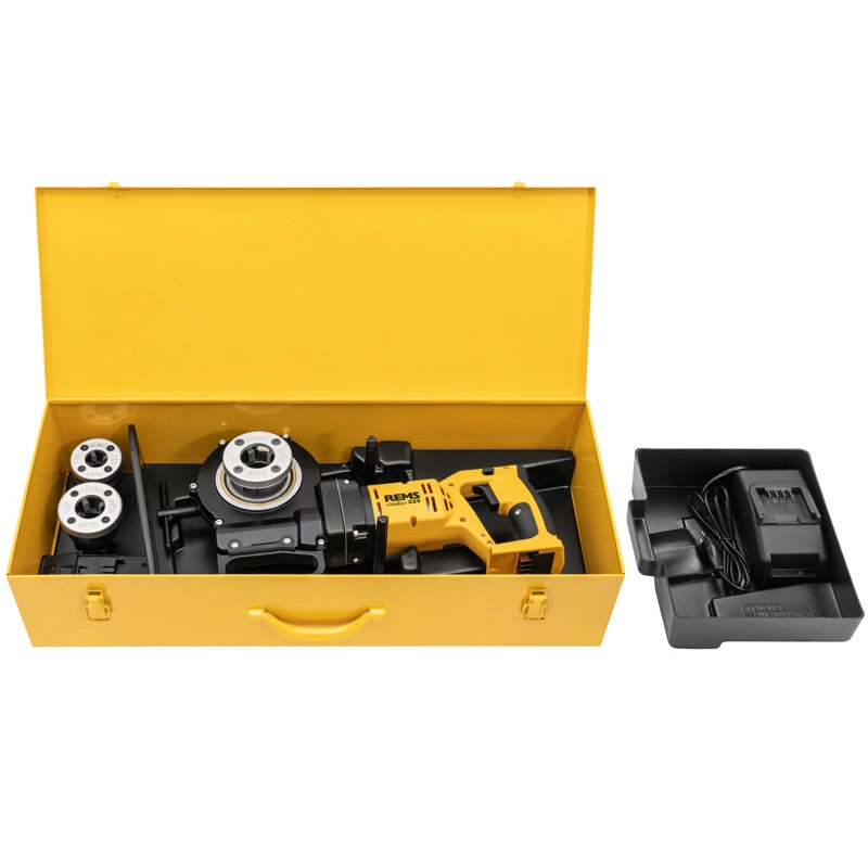 Rems Akku-Amigo 22V Set R 1/2" - 3/4" - 1" akkumulátoros menetmetsző gép