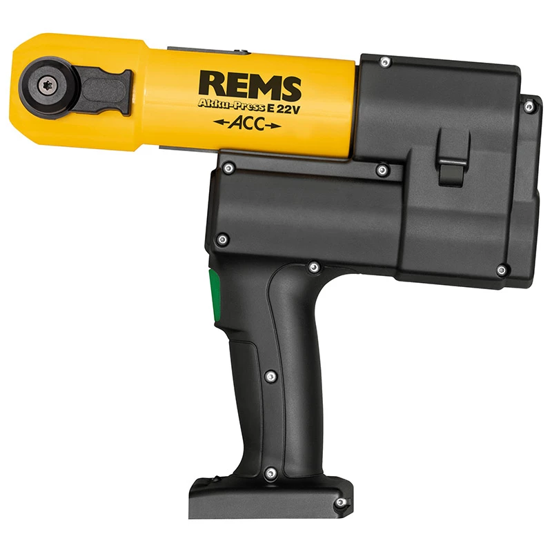 Rems Akku-Press E 22V ACC BP L-Boxx akkumulátoros présgép töltővel és akkuval