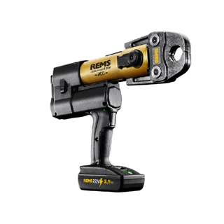 Rems Akku-Press E 22V ACC Gold 2026 akkumulátoros présgép töltővel és akkuval