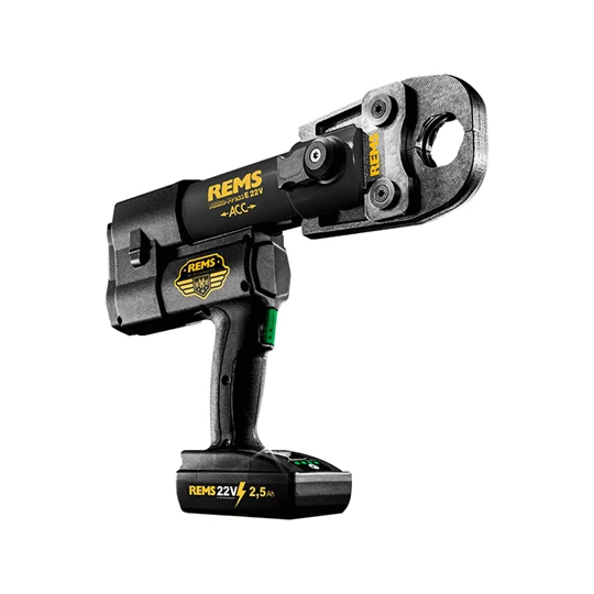 Rems Akku-Press E 22 V ACC meghajtógép 21,6V Akku Li-lon 21,6V 2,5Ah gyorstöltő készülék 100-240V,50-60Hz
