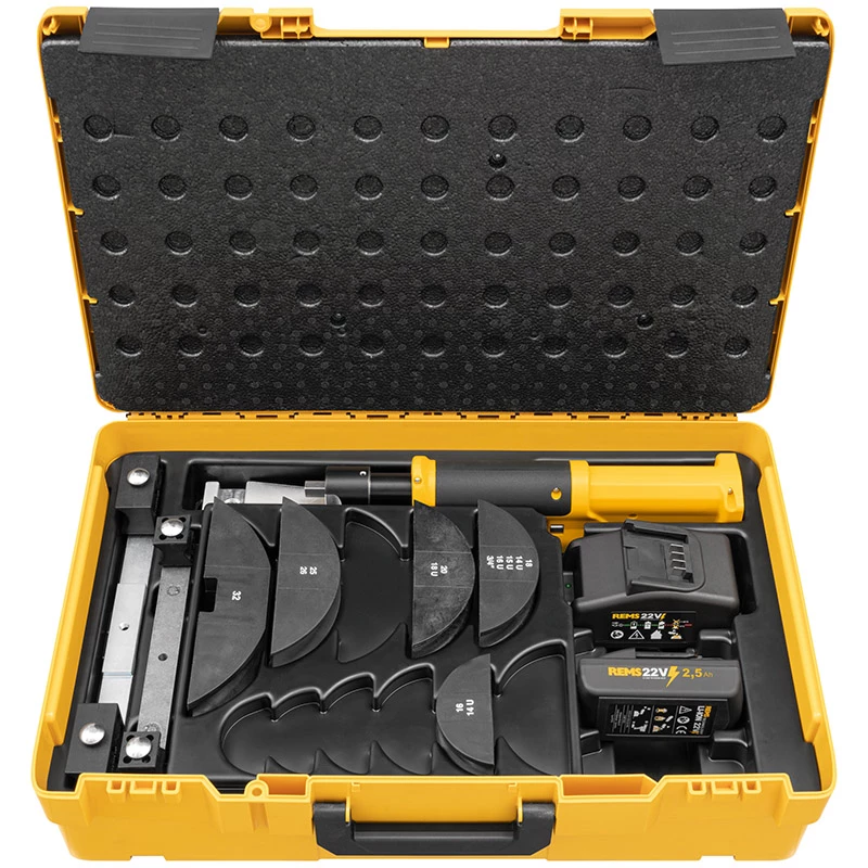 Rems Hydro-Swing 22V Set akkumulátoros hidraulikus csőhajlító, 16-32
