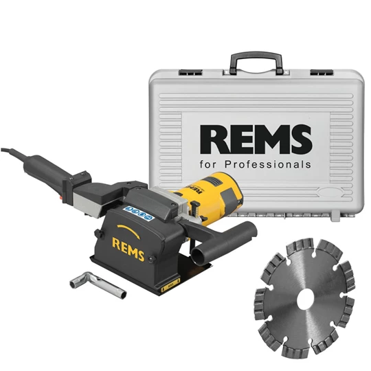 Rems Krokodil 125 Basic-Pack gyémánt horonyvágó + 2x Uni vágókorong LS Turbo 125mm átmérő