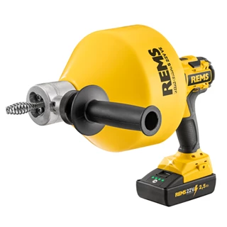 Rems Mini-Cobra S 22V VE Set\P elektromos csőtisztító (akku és töltő nélkül) L-Boxx H