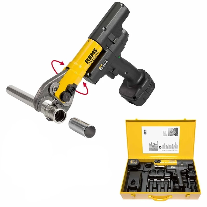 Rems Mini-Press 22V ACC Basic-Pack akkumulátoros présgép + 3 db TH préspofa