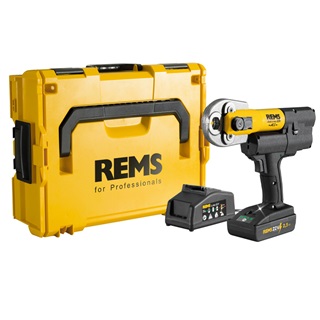 Rems Mini-Press 22V ACC Basic-Pack akkumulátoros présgép akkuval és töltővel L-Boxx-ban