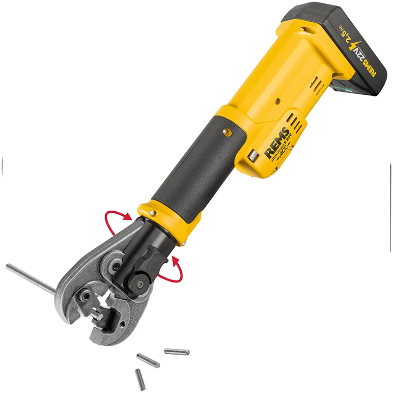 Rems Mini-Press S 22V ACC Set akkumulátoros présgép U 16+20+25 L-Boxx