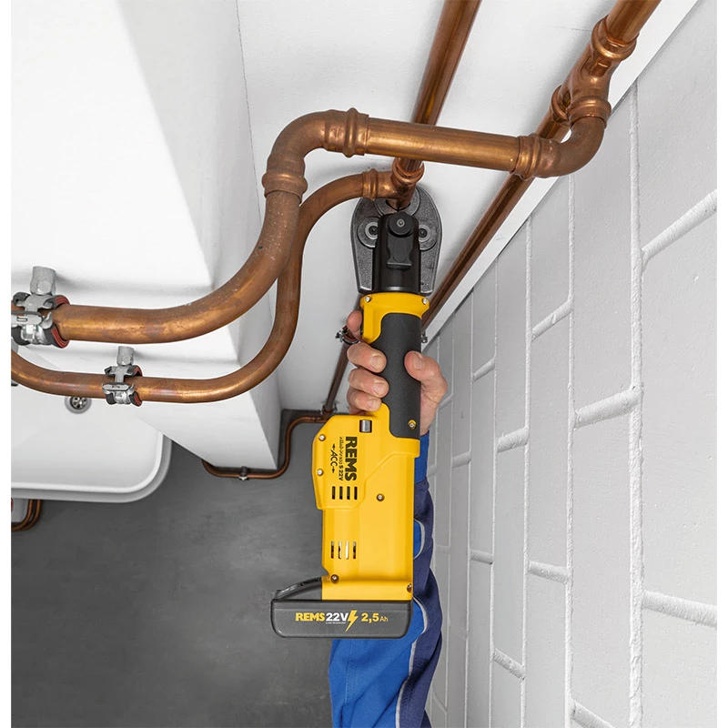 Rems Mini-Press S 22V ACC Set akkumulátoros présgép U 16+20+25 L-Boxx