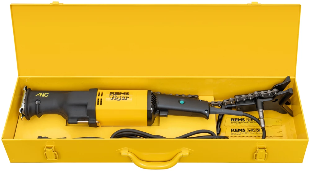 Rems Tiger Set K elektromos orrfűrész láncos satuval 6"