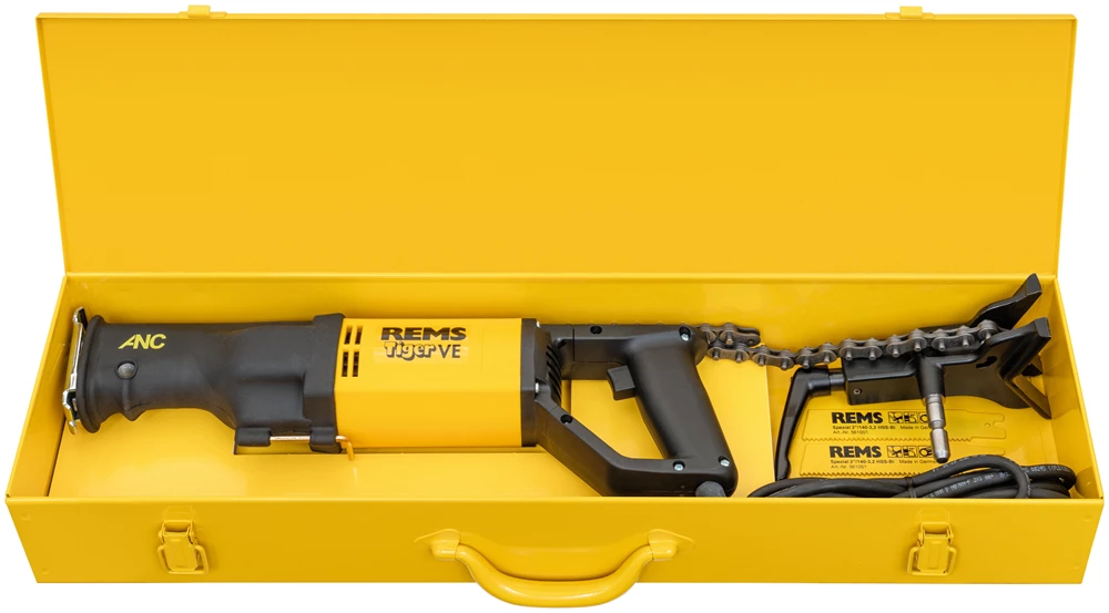 Rems Tiger VE Set K elektromos orrfűrész láncos satuval 6"