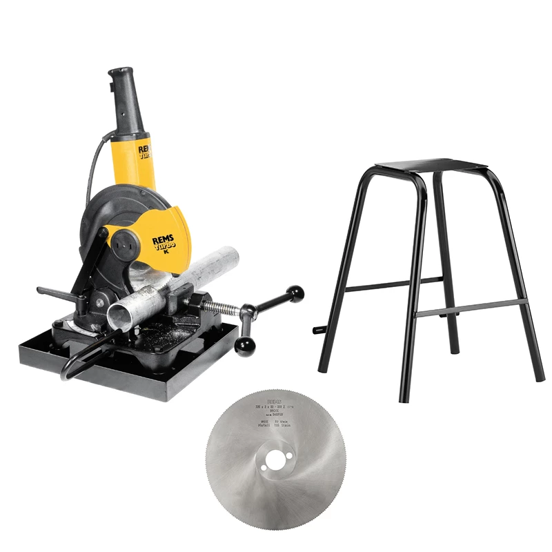 Rems Turbo Cu-INOX Super-Pack univerzális fém körfűrész + körfűrészlap + tartó