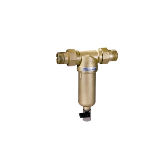 Honeywell Resideo Braukmann ivóvíz szűrő MiniPlus, réz csésze, RM.100mikr. szűrő, 1/2", KM+hollander, PN16, max 80°C
