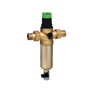 Honeywell Resideo Braukmann ivóvíz szűrő+nyomásszab. kombináció MiniPlus, réz csésze, 3/4", KM+holl., PN16, max 80°C
