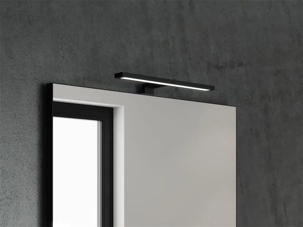 Riho Type07 300mm-es Led világítás, fali tükrökhöz, kapcsoló nélkül, króm felület