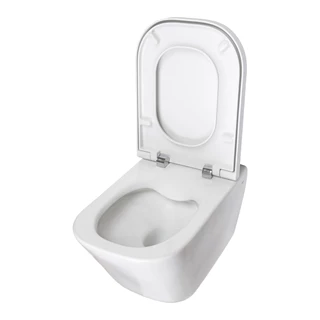 Roca The Gap Square fali WC csésze, mélyöblítésű, Rimless, 350x540 mm