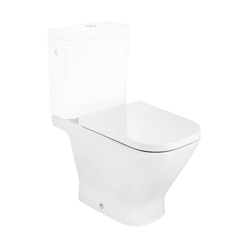 Roca The Gap monoblokkos wc alsó rész, hátsó kifolyású 650x340mm 