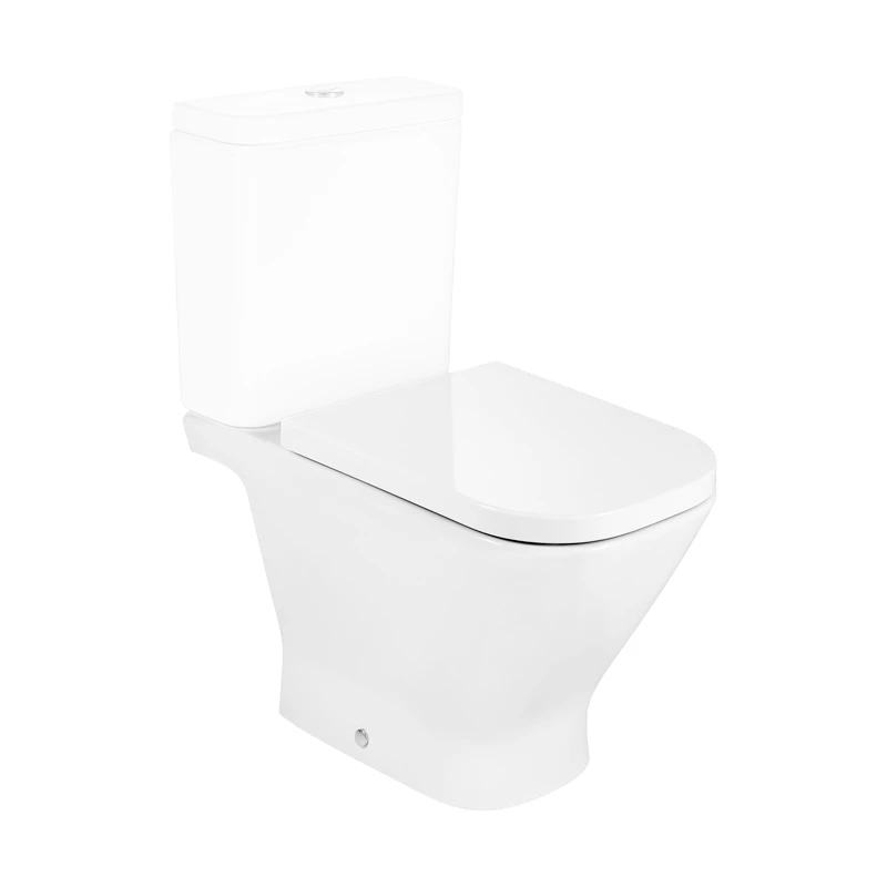 Roca The Gap monoblokkos wc alsó rész, hátsó kifolyású 650x340mm 