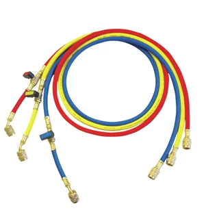 Rothenberger 3 részes nyomótömlő klt.1/4" SAE golyóscsappal