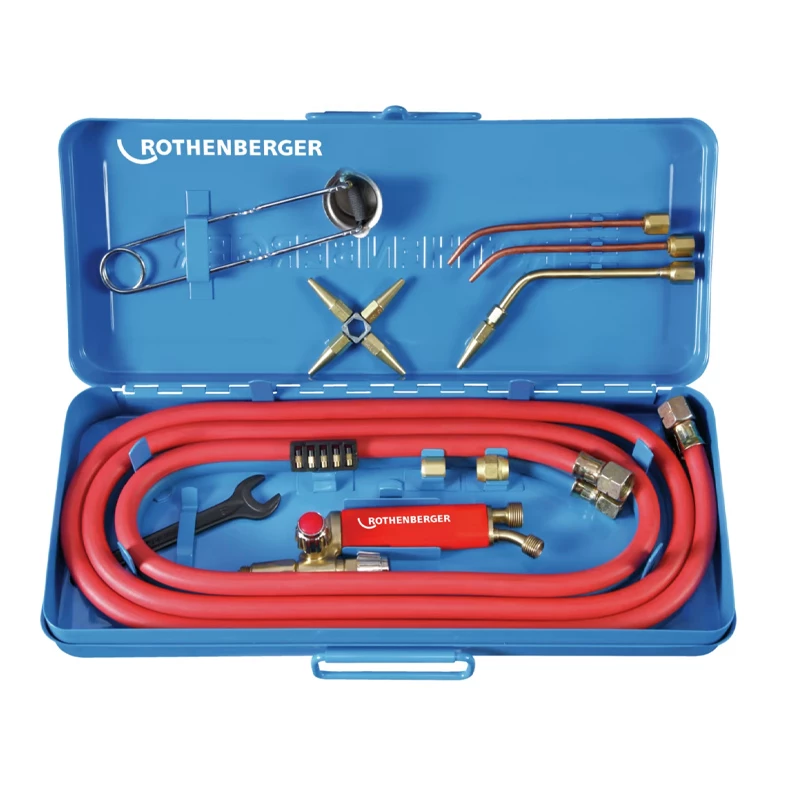 Rothenberger ALLGAS 2000 hegesztő készlet, 0,2–5 mm, 18 részes