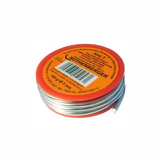 Rothenberger Forrasztó ón 100g/3mm  Sn97Cu3