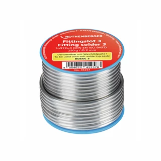 Rothenberger Forrasztó ón 250g/3mm  Sn97Cu3