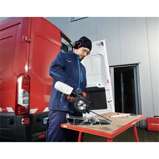 Rothenberger Pipecut mini csővágó gép + UNI vágótárcsa, ROCASE 6427 bőröndben (akku és töltő nélkül)