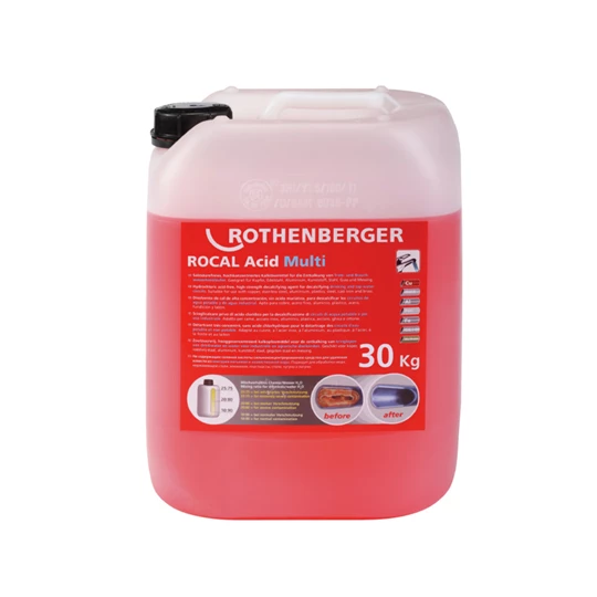 Rothenberger ROCAL Acid Multi vízkőmentesítő vegyszer, 30 kg