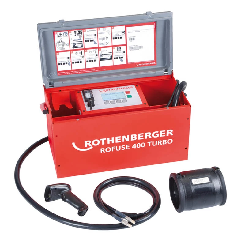 Rothenberger ROFUSE TURBO 400 elektrofitting hegesztő, 8-48V E, 20-400 mm