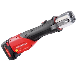 Rothenberger ROMAX 4000 akkumulátoros présgép, Conex Banninger MaxiPro 1/4–1.1/8" préspofákkal 