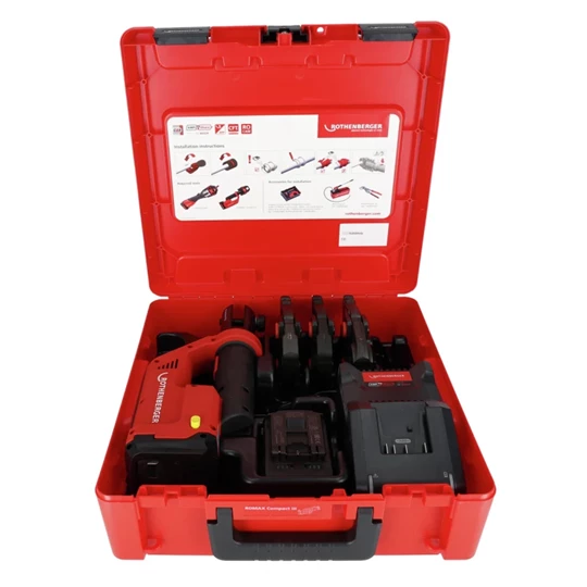 Rothenberger ROMAX COMPACT III set U16-20-25, 2Ah, EU, AMP
