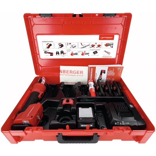 Rothenberger ROMAX NANO iJAW Set SV, 15–22–28 mm, 1× 2 Ah CAS