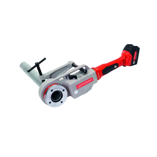 Rothenberger SUPERTRONIC 2000 E akkumulátoros menetmetsző, BSPT R 1/2"-2", ROFIX adapter, akkuval és töltővel