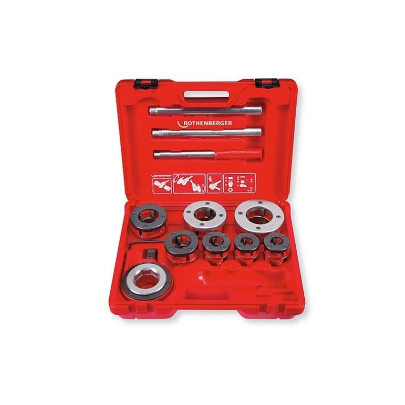 Rothenberger SUPER CUT kézi menetmetsző készlet BSPT R 1/2-2"