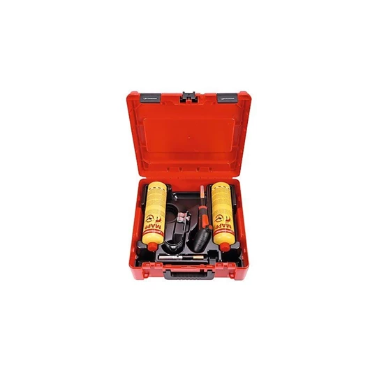 Rothenberger SUPER FIRE 4 HOT BOX keményforrasztó készlet, 7/16"-EU, MAPP gáz 2018
