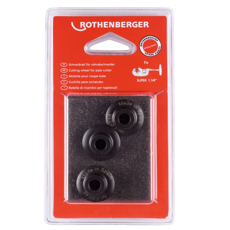Rothenberger vágókerék 70040-be, acélra 1/8"-5/4" (3 db-os csomag!) darabár!