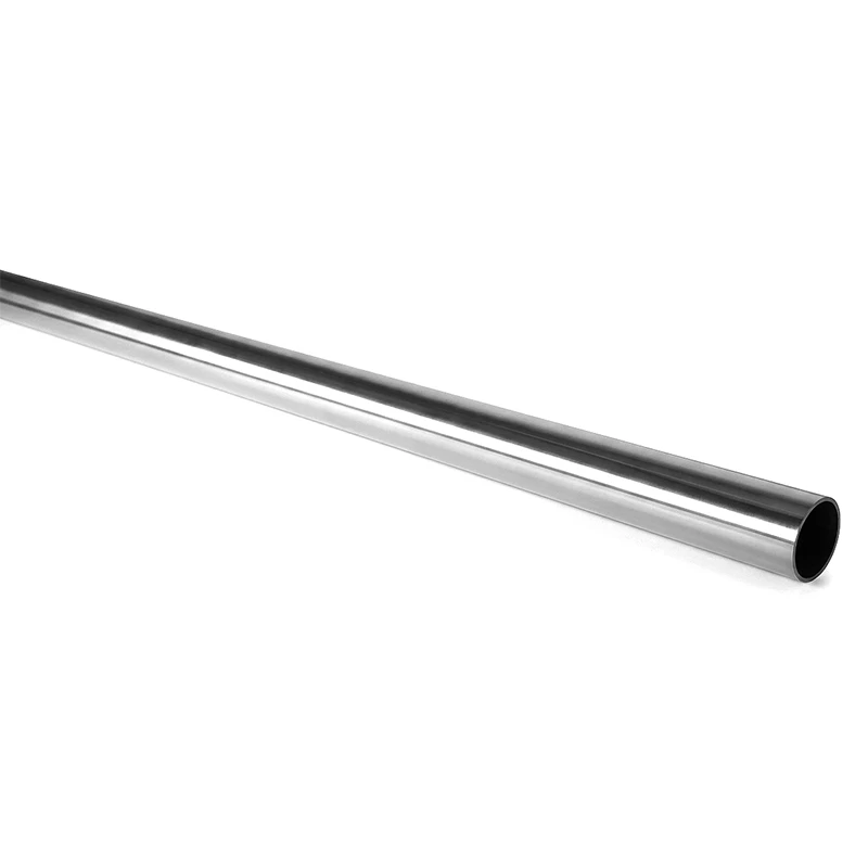 Rozsdamentes acél cső BASE-hez, 15 x 1,0 mm, 1.4301 - AISI304, EN 10217-7, fűtésre-hűtésre, 6 fm/szál (fekete kupak)