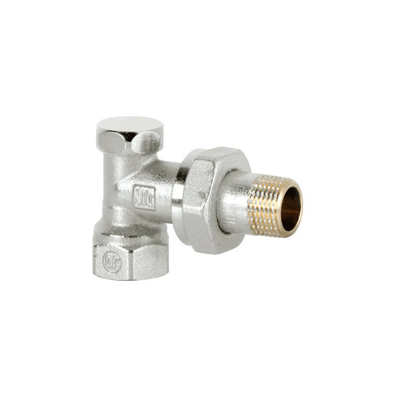 Siemens Visszatérő radiátorszelep, sarok kivitel,  3/4”, DN20, kv = 0,2 - 3,0