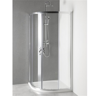 Sapho Gelco Sigma íves zuhanykabin 90x90 cm transzparent üveg dupla eltolható ajtó