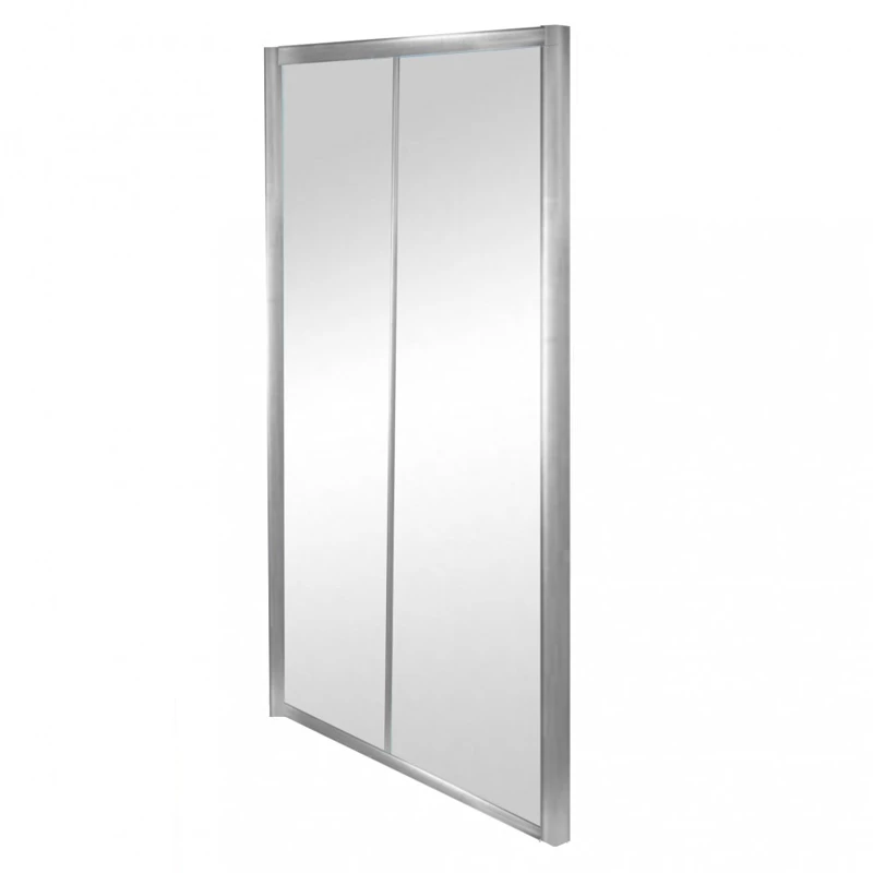 Sapho Polysan Easy Line oldalfal 800mm, (transzparent üveg+ polírozott alumínium profil )