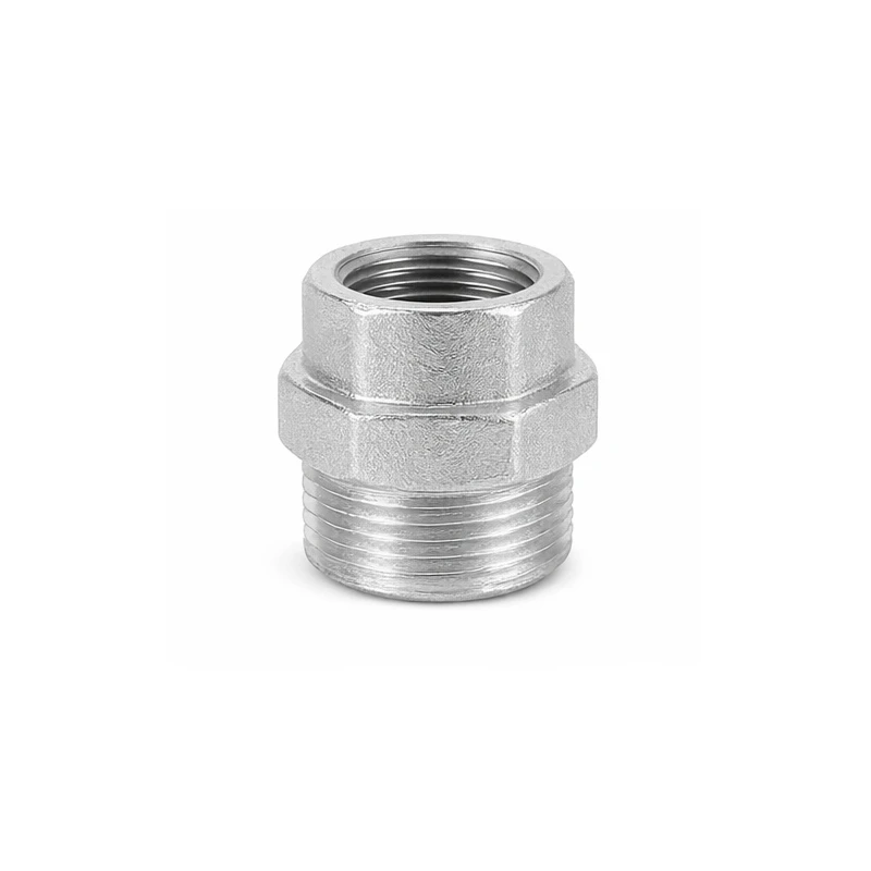 Sárgaréz szűkítő közcsavar, KK, 1/2" - 3/8", ónozott, Németh