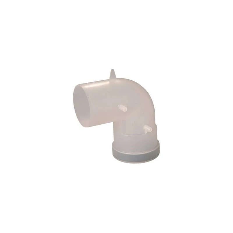 Saunier Duval égéstermék-elvezetés, szétválasztott rendszerű, 80/80 mm, toldó könyökidom 90°