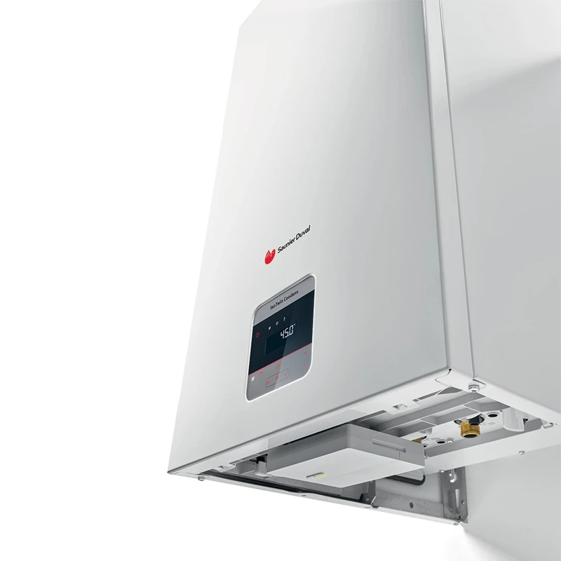 Saunier Duval IsoTwin Condens T31-CS/1 (N-INT) kondenzációs kombi gázkazán, beépített tárolóval