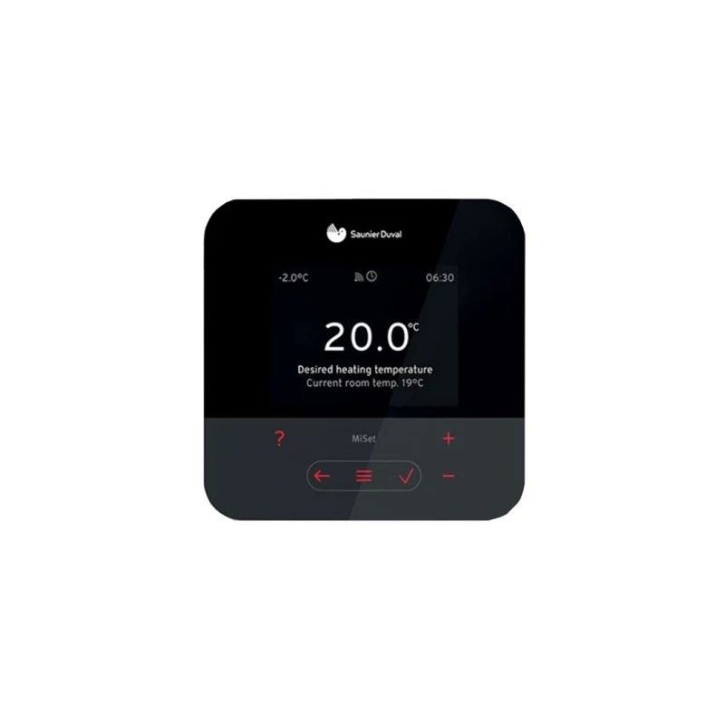 Saunier Duval MiSet (VRT 380) progmarozható, vezetékes termosztát
