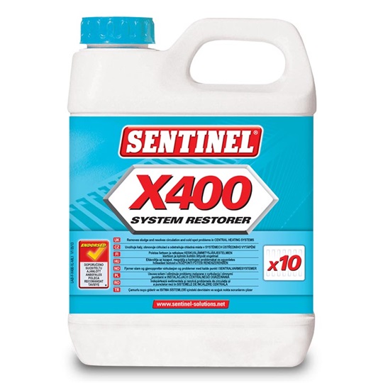 Sentinel X400/2 iszapeltávolító és tisztító adalék régi rendszerekhez, 20 liter