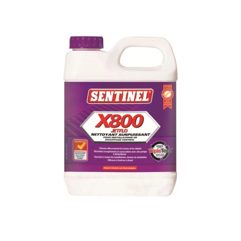Sentinel X800/1 fűtési rendszer gyorstisztító adalék Jetflo készülékhez, 1 liter
